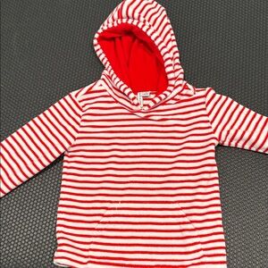 Red and White Striped Kids Hoodie Janie and Jack